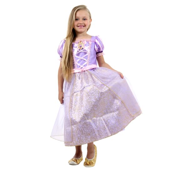 Fantasia Rapunzel Infantil Luxo - Disney Princesas P