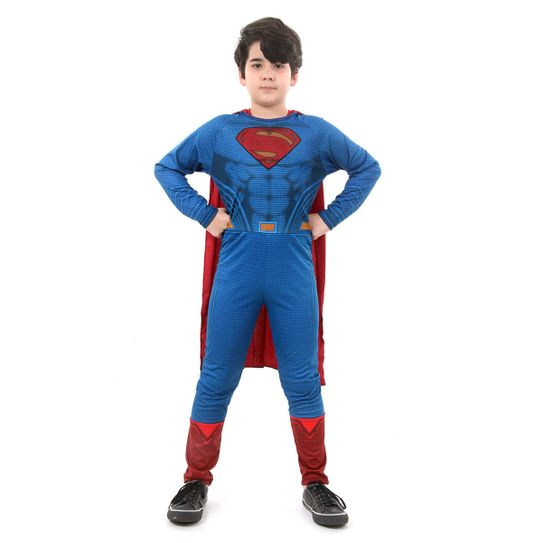 Fantasia Super Homem Infantil Standard - Liga da Justiça M