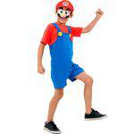 Fantasia Super Mario Bros Infantil com Mascara