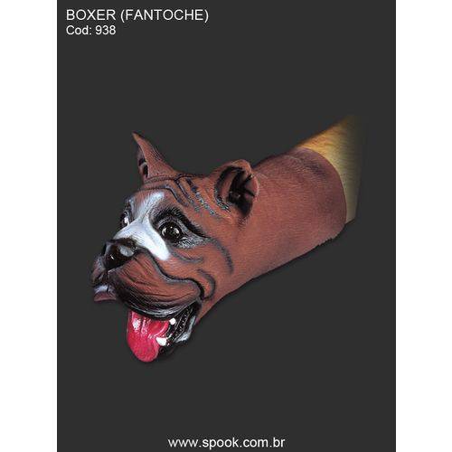 Fantoche Cachorro Boxer - Látex _ Produto de Excelente Qualidade - Lavável - não Deforma e não Solta Tinta