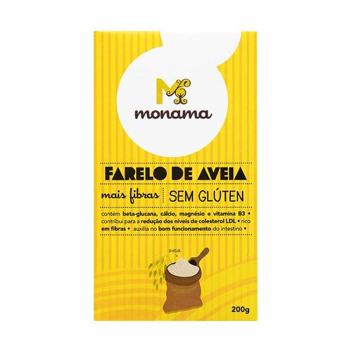 Farelo de Aveia - Monama - 200g