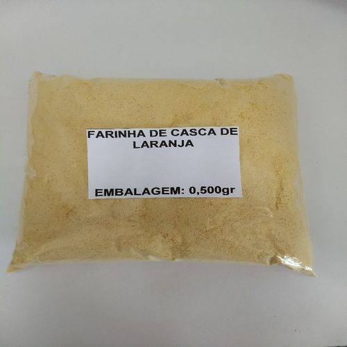 Farinha de Casca de Laranja - Embalagem 0,500gr