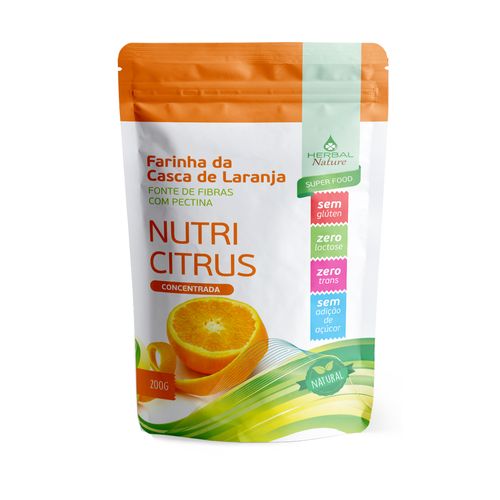 Farinha de Casca de Laranja + Pectina Nutri Citrus - Herbal Nature - 200g