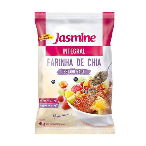 Farinha de CHIA Integral Estabilizada - Jasmine - 200g
