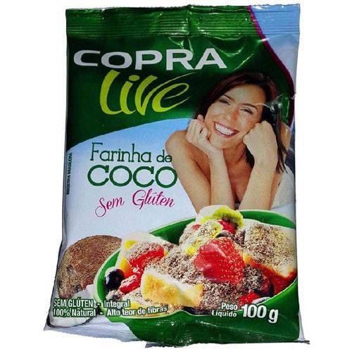 Farinha de Coco - 100g - Copra Alimentos