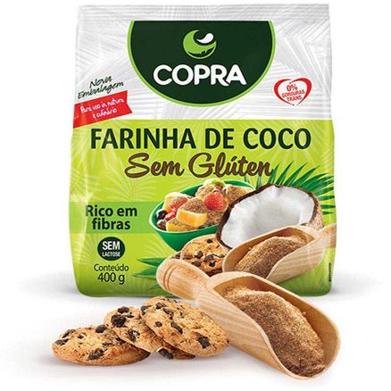Farinha de Coco Copra Sem Gluten 400g
