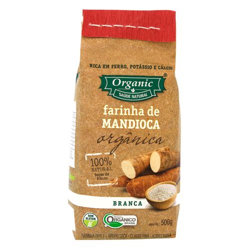 Farinha de Mandioca Branca - Organic - 500g