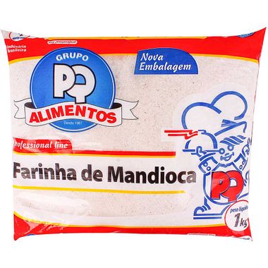 Farinha de Mandioca Crua PQ 1kg