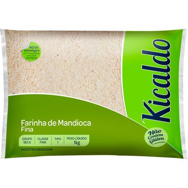 Farinha de Mandioca Fina Kicaldo 1kg