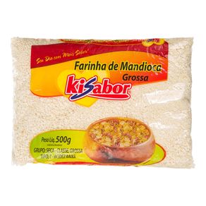 Farinha de Mandioca Grossa Kisabor 500g