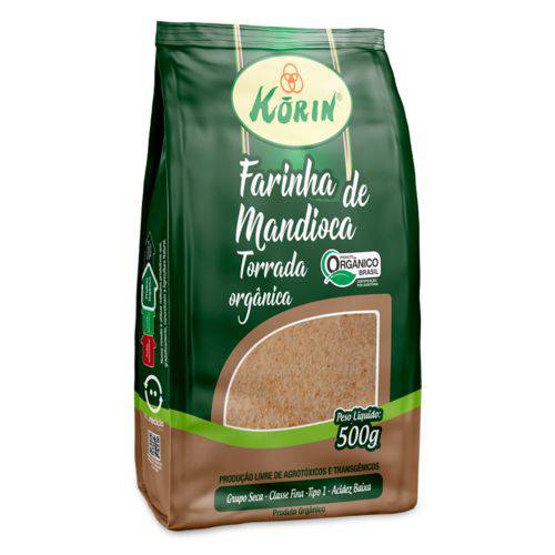 Farinha de Mandioca Torrada Korin Orgânica Pacote 500g