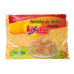 Farinha de Milho Amarela Kisabor 1Kg