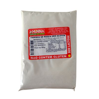Farinha de Rosca Sem Glúten e Sem Lactose 500g - Aminna