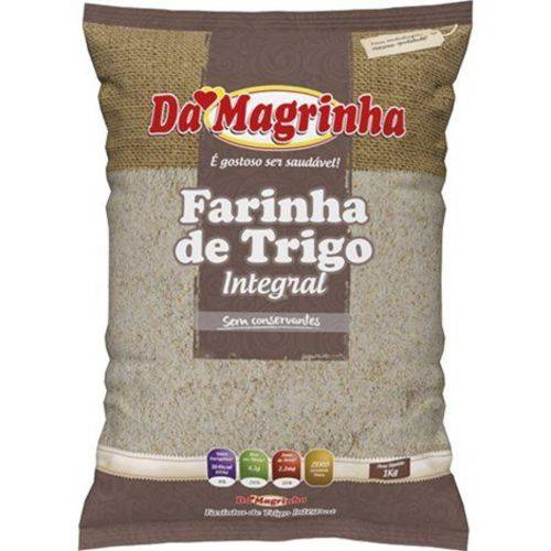 Farinha de Trigo Integral 1kg Magrinha