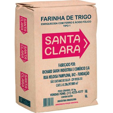 Farinha de Trigo Santa Clara 25kg