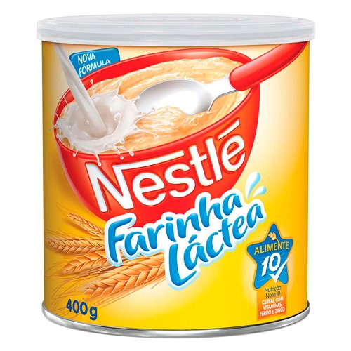 Farinha Láctea Nestlé Tradicional Lata com 400g