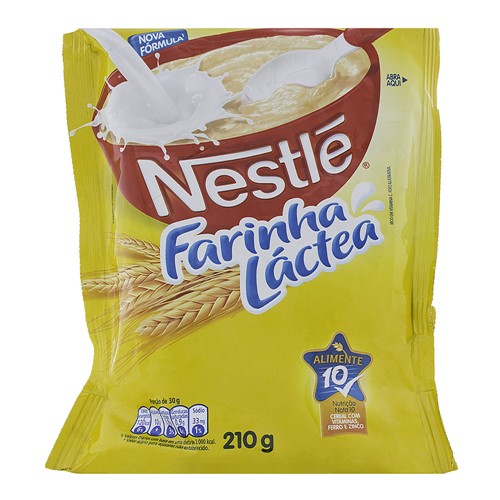 Farinha Láctea Nestlé Tradicional Sachê com 210g