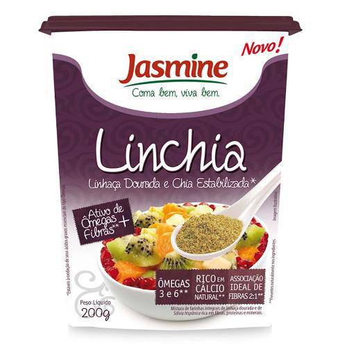Farinha Linchia Linhaça e Chia 200g - Jasmine