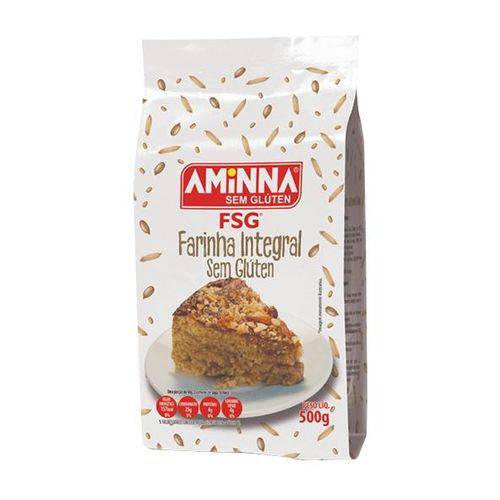 Farinha Sem Glúten Integral 500g - Aminna