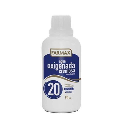 Farmax Água Oxigenada 20vol Cremosa 90ml
