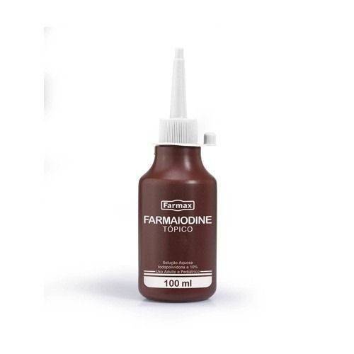 Farmax Farmaiodine Tópico Almotolia 100ml (kit C/06)
