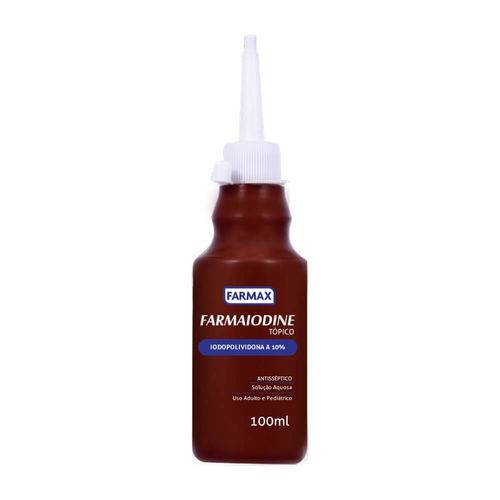 Farmax Farmaiodine Tópico Almotolia 100ml