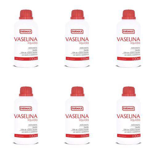 Farmax Vaselina Líquida 100ml (kit C/06)