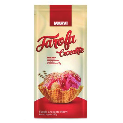 Farofa de Amendoim Crocante 200g - Marvi