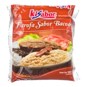 Farofa Sabor Bacon Kisabor 250g