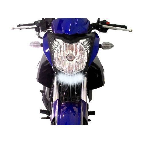 Farol Auxiliar Led 15w Drl Moto Yamaha Fazer Ys 150 (unid)