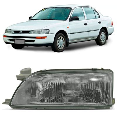 Farol Corolla 1992 a 1997 Lado Esquerdo