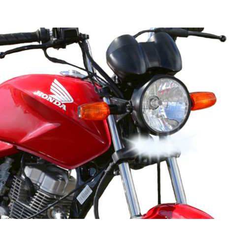 Farol de Milha Led 15w Drl Moto Honda Cg150 Titan 2000-2009