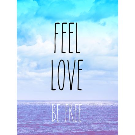 Feel Love - 36 X 47,5 Cm - Papel Fotográfico Fosco