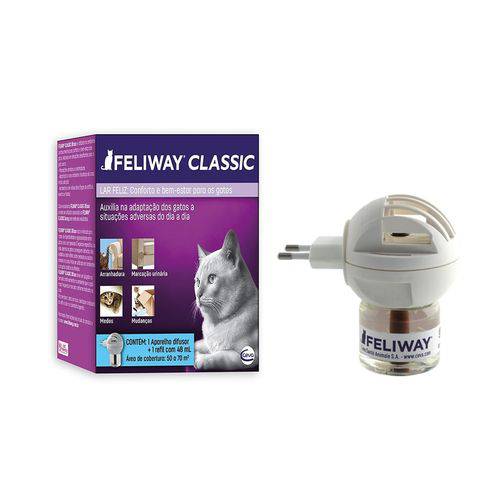 Feliway Completo Ceva Difusor Elétrico + Refil 48ml