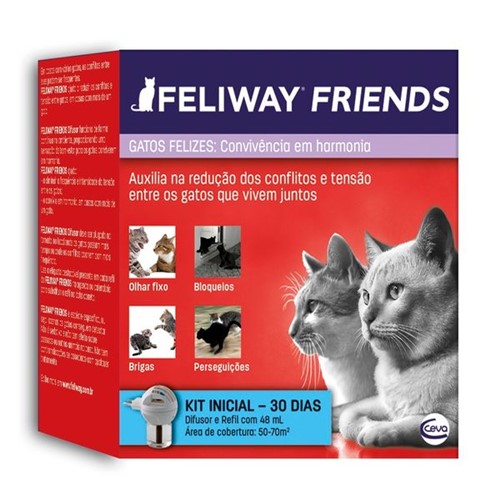 Feliway Friends Difusor com Refil de 48ml