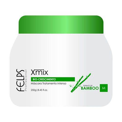 Felps Profissional XMix Bio-Crescimento Extrato de Bamboo - Máscara de Tratamento 250g