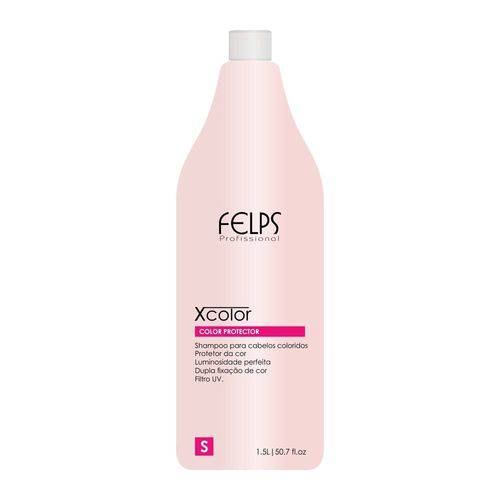 Felps Xcolor Color Protector - Shampoo para Cabelos Coloridos - 1,5l