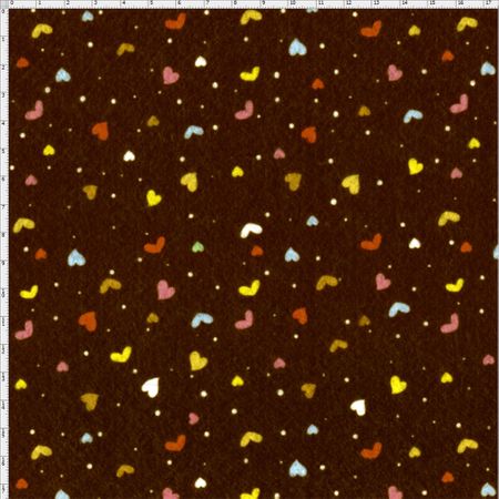 Feltro Mewi Confete - 1000 Marrom (0,50x1,40)