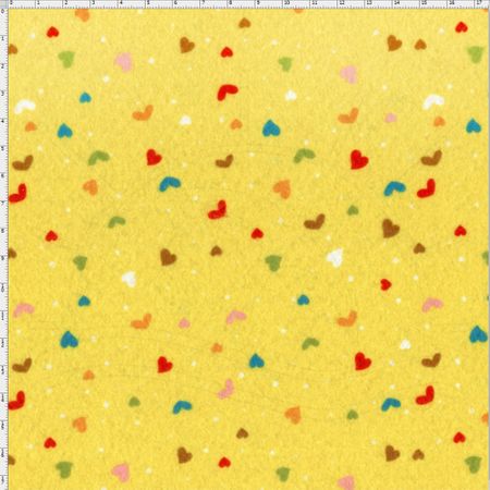 Feltro Mewi Confete - 1500 Amarelo (0,50x1,40)