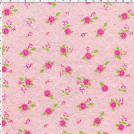 Feltro Mewi Floral Provence - 2800 Rosa (0,50X1,40)