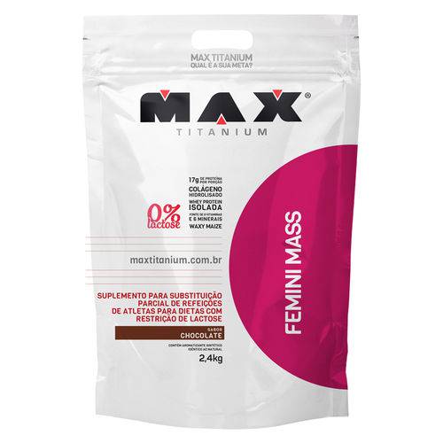 Femini Mass 2,4 Kg - Chocolate - Max Titanium