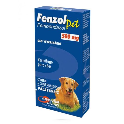 Fenzol Pet 500 Mg – 6 Comprimidos _ Agener 500mg