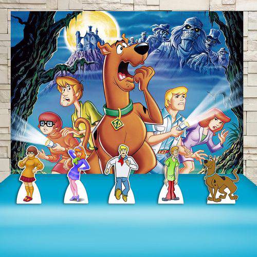 Festa Aniversário Scooby Doo Decoração Kit Prata