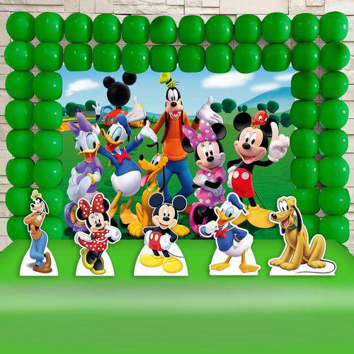 Festa Aniversário Turma do Mickey Kit Ouro