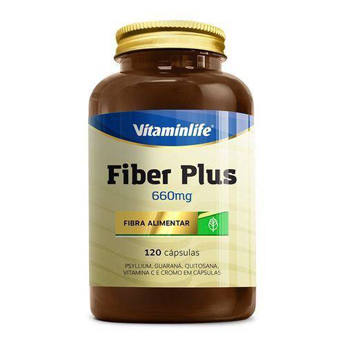 Fiber Plus 660mg - 120 Cápsulas - VitaminLife