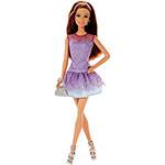 Figura Barbie Fashionistas Balada Vestido Roxo Mattel