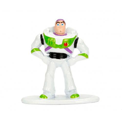 Figura Colecionável - 4 Cm - Metals Nano Figures - Disney - Pixar - Buzz Lightyear - Dtc