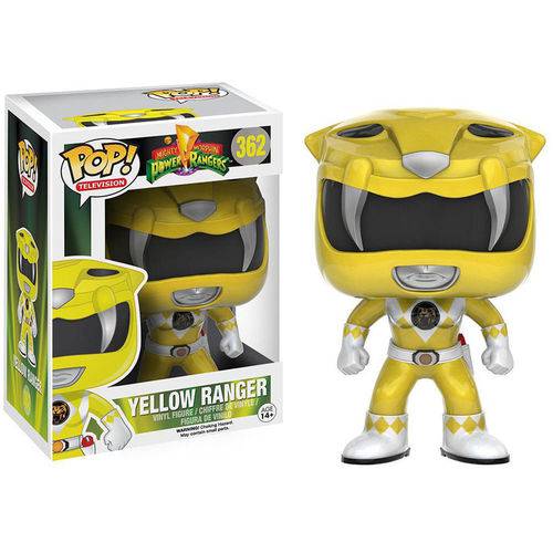 Figura Colecionável - Funko Pop - Power Rangers - Ranger Amarelo - Funko