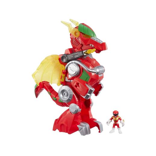 Figura com Luzes e Sons 39c Power Rangers Power Morph Red Ranger e Dragon Thunderzord - Hasbro Power Rangers Morph Red Ranger e Dragon Thunderzord -Hasbro