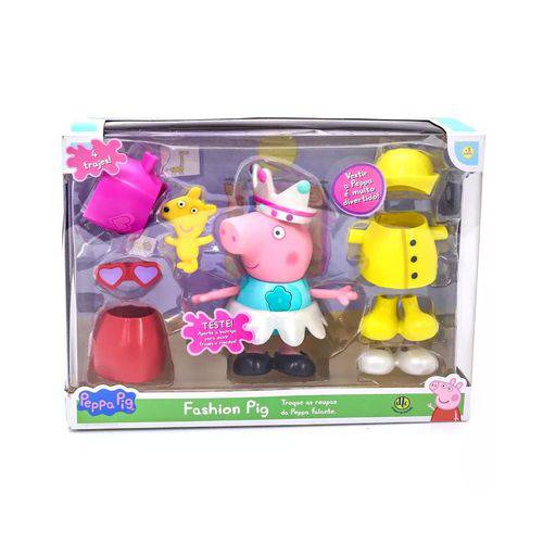 Figura e Acessórios Peppa Pig - Fashion Pig - Dtc